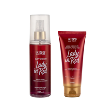 Kit KNY Lady In Red – Body Splash + Hidratante Corporal