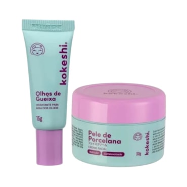 Kit Kokeshi Ritual das Gueixas – Hidratante Facial + Renovador para Olhos