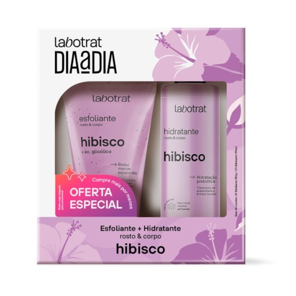 Kit Labotrat Dia a Dia Hibisco Esfoliante + Hidratante