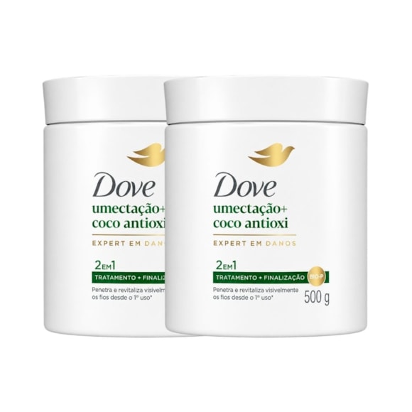 Kit Máscara de Tratamento Capilar Dove Ritual Reparação 500g – 2 Unidades