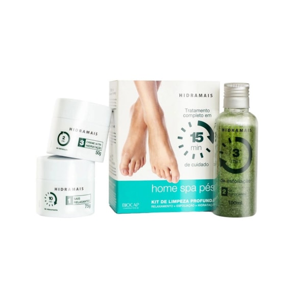 Kit Para Pés Hidramais Home Spa