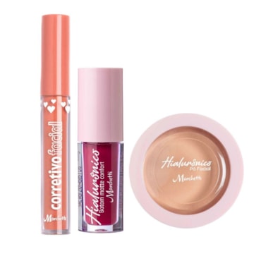 Kit Pele Marchetti Escuro – Pó + Corretivo + Batom