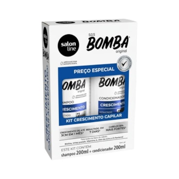 Kit Salon Line Bomba Original Shampoo + Condicionador 200ml