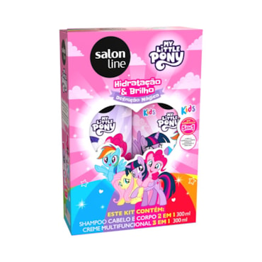 Kit Salon Line Kids My Little Pony Shampoo + Creme Multifuncional 300ml