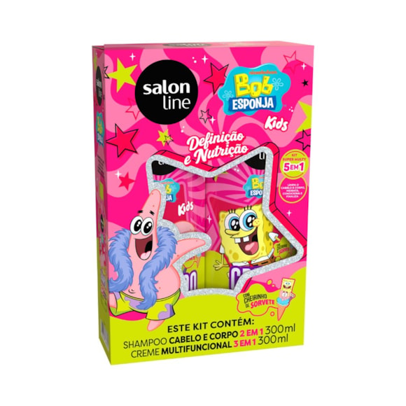 Kit Salon Line Kids Patrick Shampoo + Creme Multifuncional 300ml