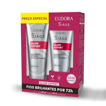 Kit Shampoo 250ml + Condicionador 125ml Siàge Glow Expert