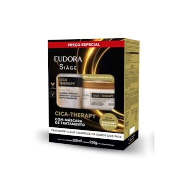 Kit Shampoo 250ml + Máscara 250g Siàge Cica Therapy