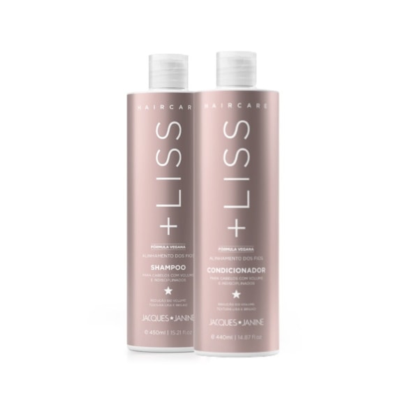 Kit Shampoo 450ml + Condicionador 440ml Jacques Janine Professionnel Hair Care Liss