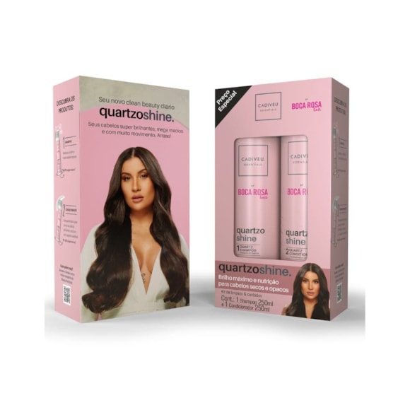 Kit Shampoo Condicionador Cadiveu Essentials Quartzo Shine 250ml