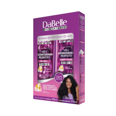 Kit Shampoo + Condicionador Dabelle Cronograma Perfeito 500ml