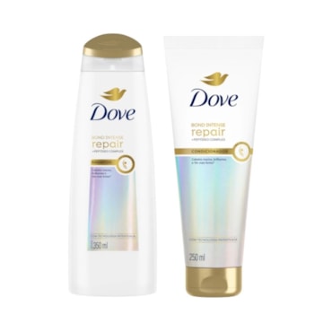 Kit Shampoo + Condicionador Dove Bond Intense Repair 350ml + 250ml