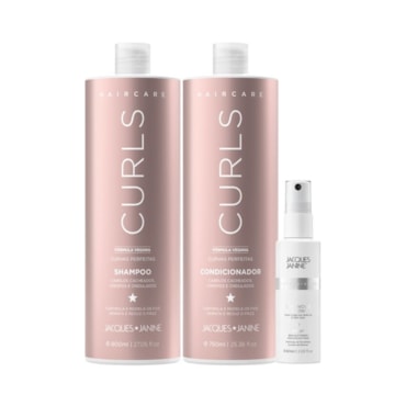 Kit Shampoo + Condicionador + Finalizador Jacques Janine