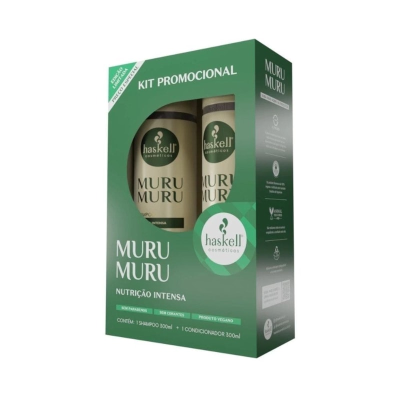 Kit Shampoo Condicionador Haskell Murumuru 300ml