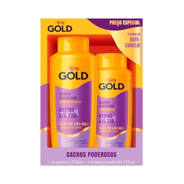 Kit Shampoo + Condicionador Niely Gold Definição Prolongada