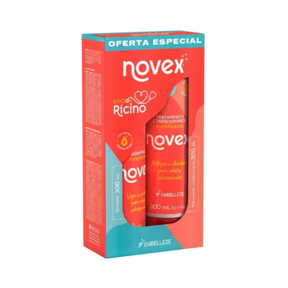 Kit Shampoo + Condicionador Novex Doctor Rícino