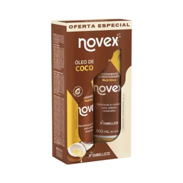 Kit Shampoo + Condicionador Novex Óleo De Coco