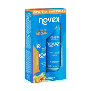 Kit Shampoo + Condicionador Novex Revitay Argan 300ml
