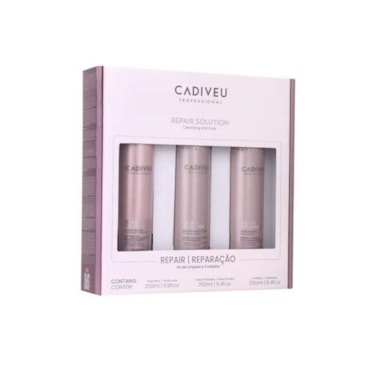 Kit Shampoo Condicionador Proteína Cadiveu Repair Solution Profissional