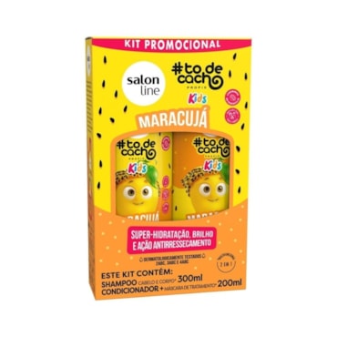 Kit Shampoo Condicionador Salon Line Kids Maracujá