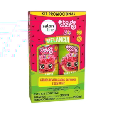Kit Shampoo Condicionador Salon Line Kids Melancia