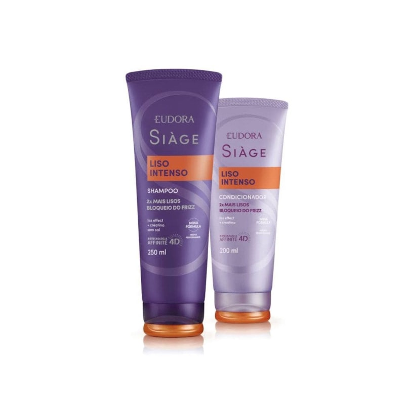 Kit Shampoo Condicionador Siàge Liso Intenso