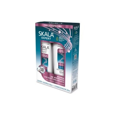 Kit Shampoo + Condicionador Skala Bomba Vitaminas 325ml
