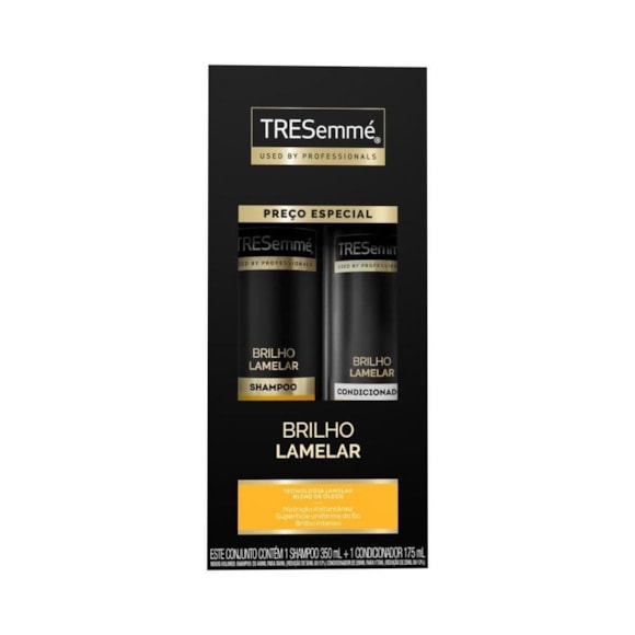 Kit Shampoo Condicionador Tresemmé Brilho Lamelar
