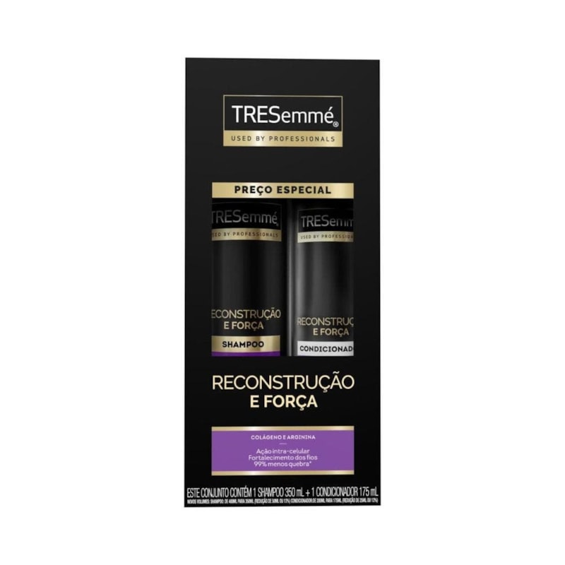 Kit Shampoo Condicionador Tresemmé Reconstrução e Força