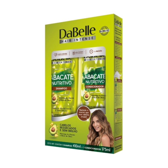 Kit Shampoo & Condicionador Dabelle Abacate Nutritivo