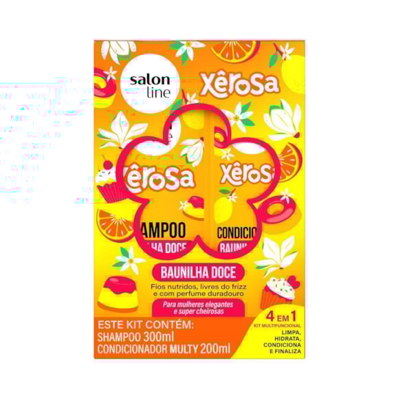 Kit Shampoo & Condicionador Salon Line Xêrosa Baunilha Doce
