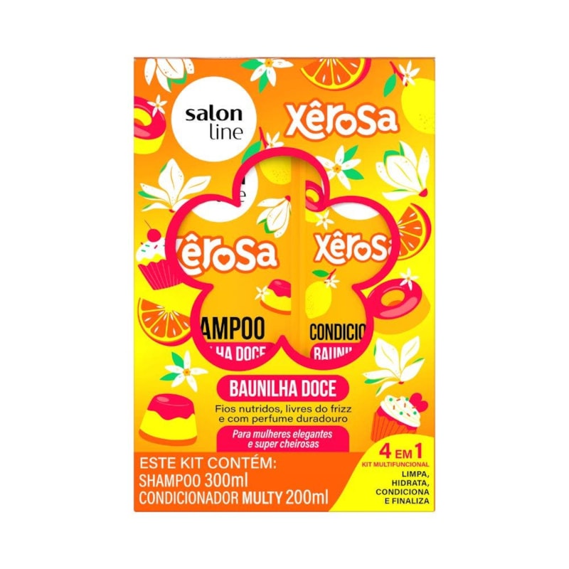 Kit Shampoo & Condicionador Salon Line Xêrosa Baunilha Doce