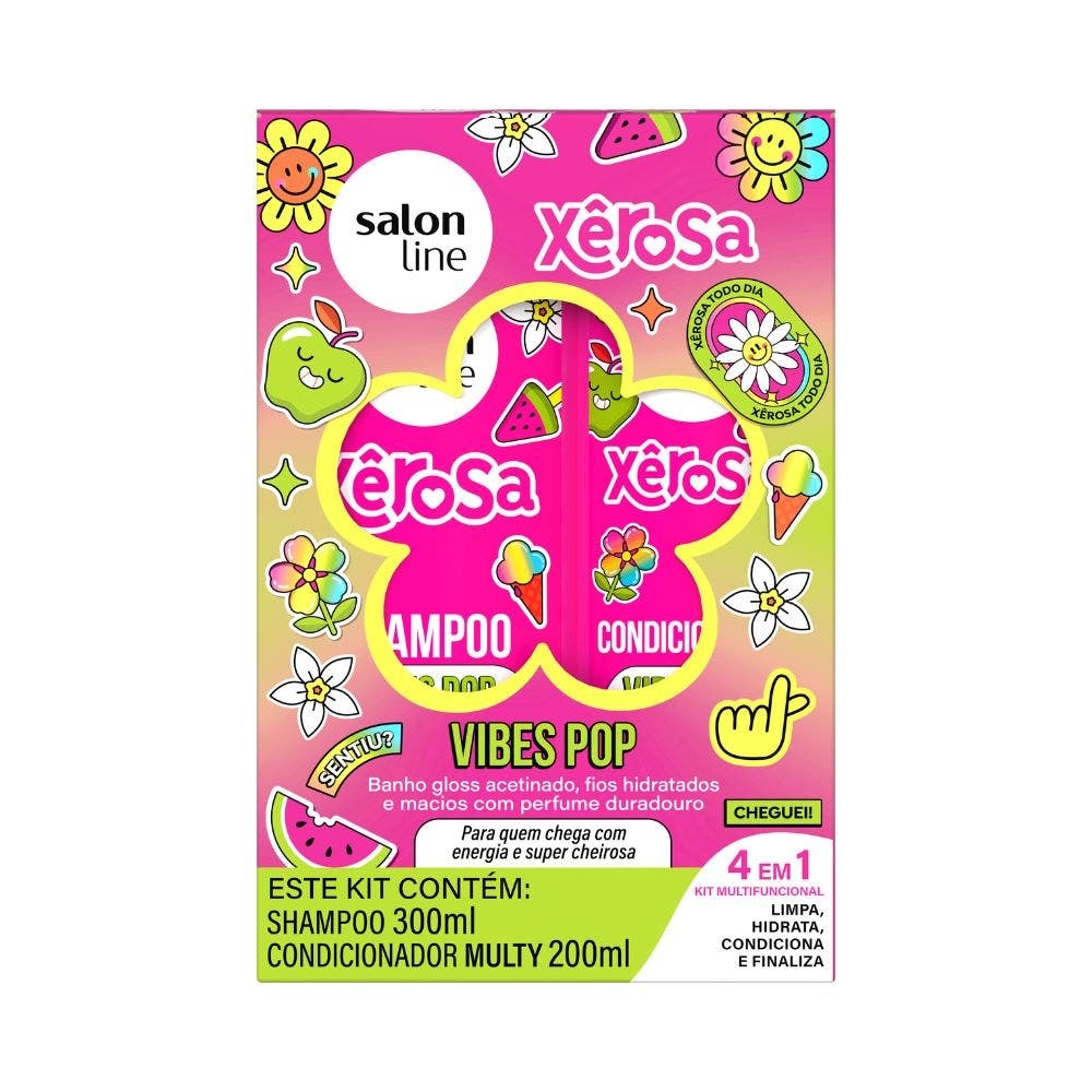 Compre Kit Shampoo & Condicionador Salon Line Xêrosa Multy Vibes