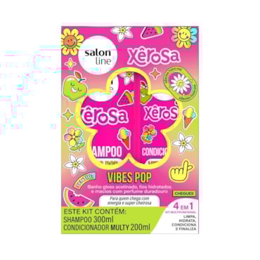 Kit Shampoo & Condicionador Salon Line Xêrosa Multy Vibes Pop
