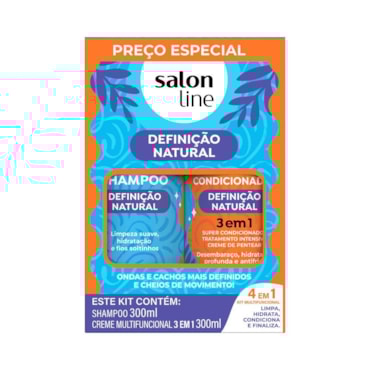 Kit Shampoo & Creme Multifuncional Salon Line Definição Natural