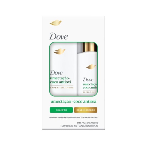 Kit ShCond Dove UmectacaoCoco Antioxi 350175ml