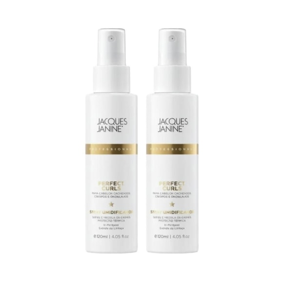 Kit Spray Umidificador Jacques Janine Perfect Curls 2 Unidades