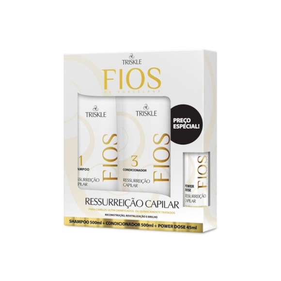 Kit Triskle Ressurreição Capilar 500ml