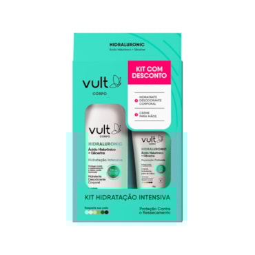 Kit Vult Hidratação Intensa - Hidratante Corporal + Creme para Mãos