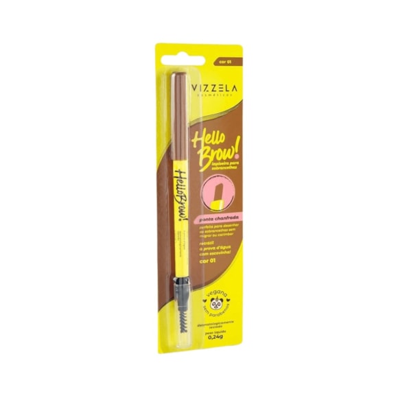 Lapiseira Sobrancelha Vizzela Hello Brow Cor 01
