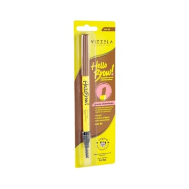 Lapiseira Sobrancelha Vizzela Hello Brow Cor 01