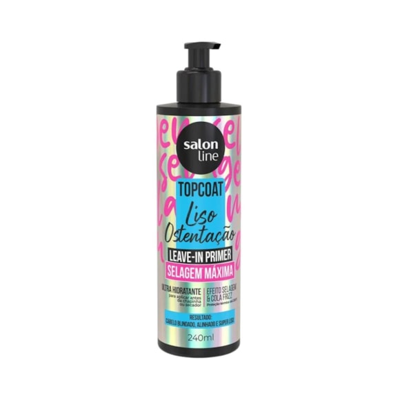 Leave-In Salon Line Meu Liso Ostentação Primer Top Coat 240Ml