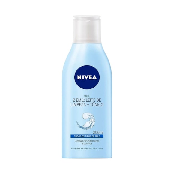 Leite De Limpeza Facial Nivea 2 Em 1 200Ml