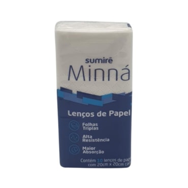 Lenço De Papel Minná C/10
