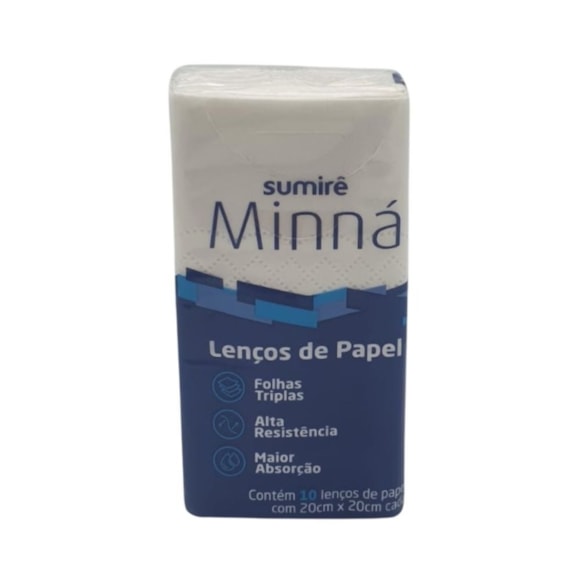 Lenço De Papel Minná C/10