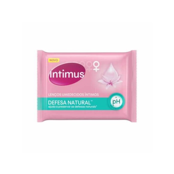 Lenço Umedecido Intimus Defesa Natural 16Un