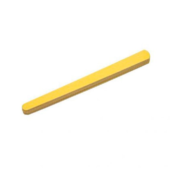 Lixa Para Unhas Descartável Santa Clara Amarelo Canário com 6un