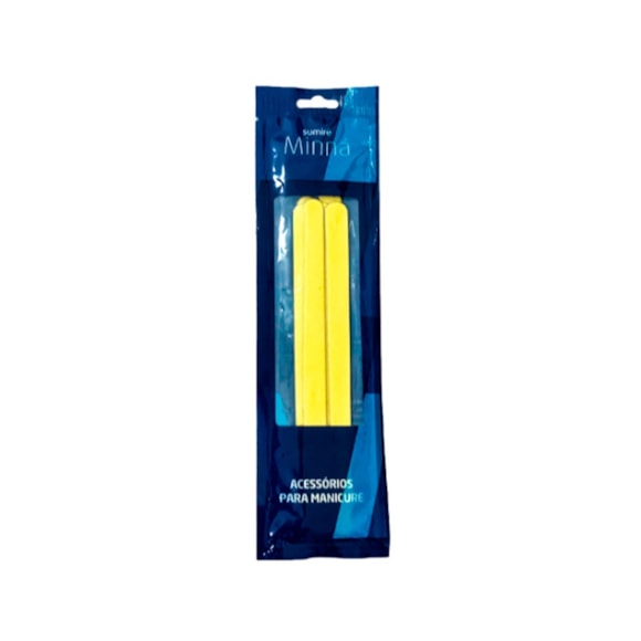 Lixa Para Unhas Minná Extra Canário 17cm com 6un