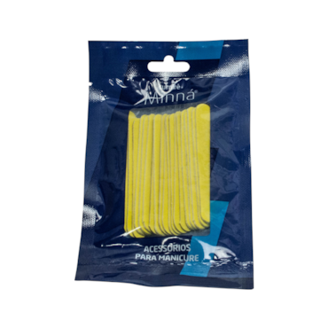 Lixa Para Unhas Minná Mini Canario 9cm c/24un