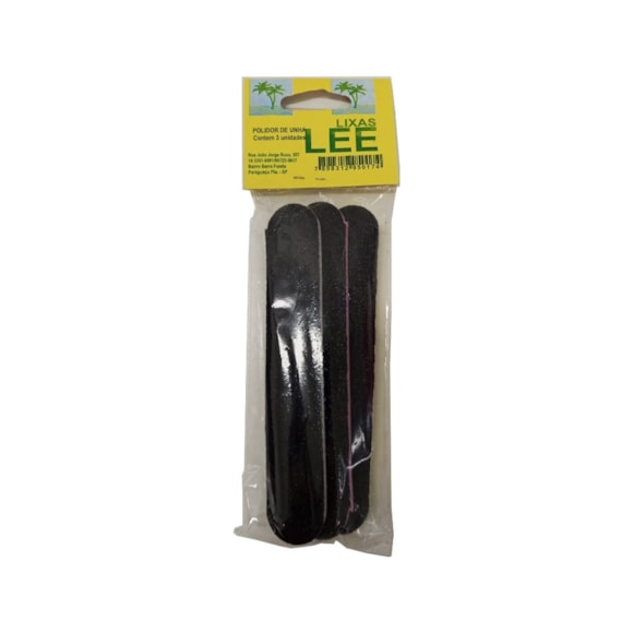 Lixa Polidora Para Unhas Lee Polidora com 3un