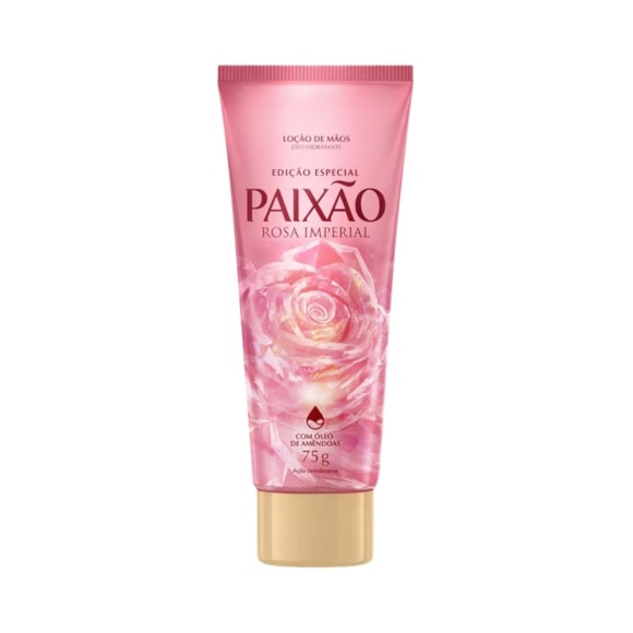 Loção de Mãos Paixão Rosa Imperial Ação Desodorante 75g